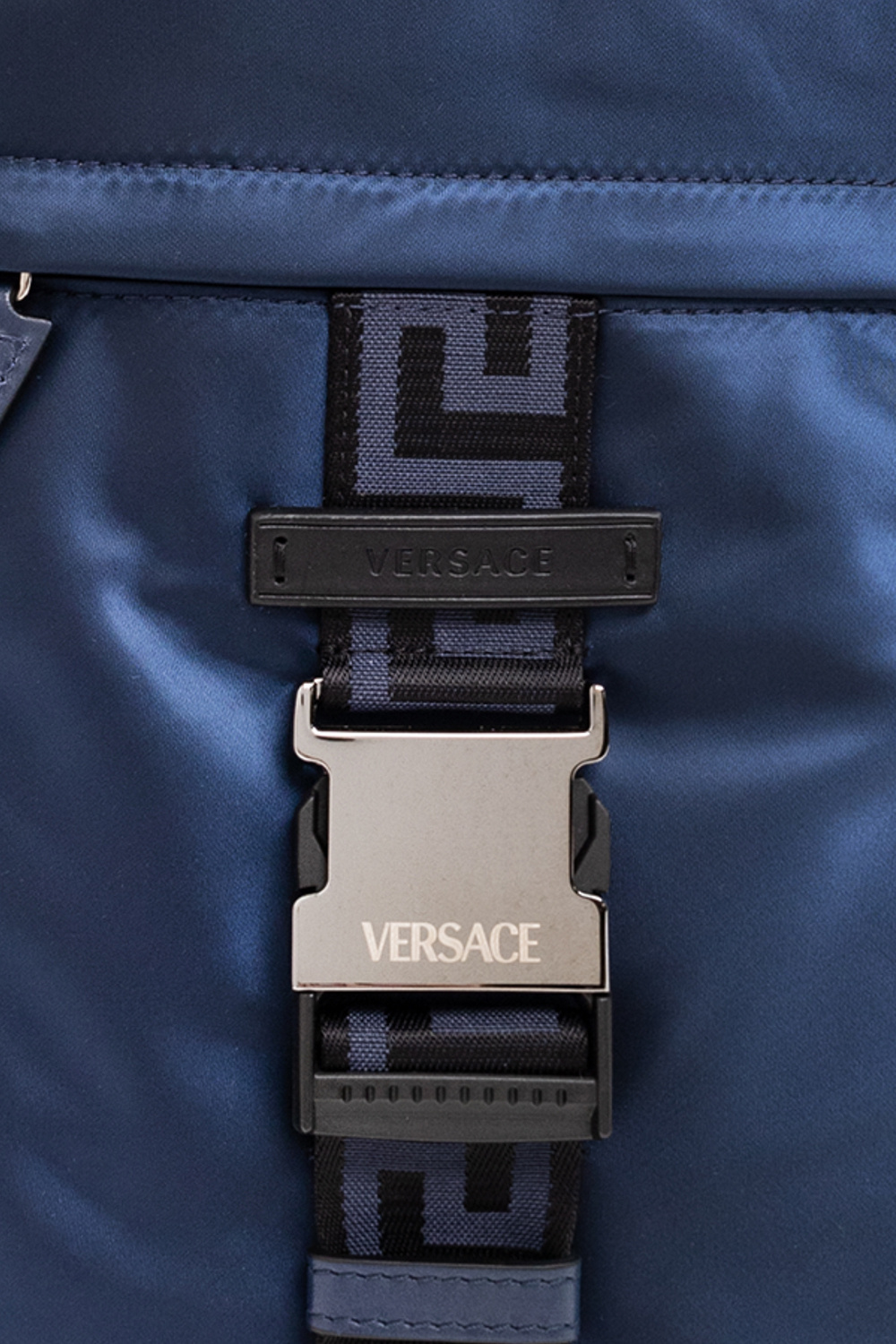 Versace backpack and online cologne